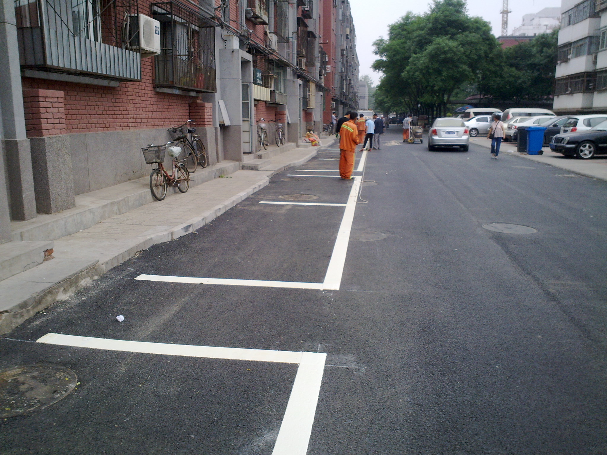 冬季停车场车库划线注意事项