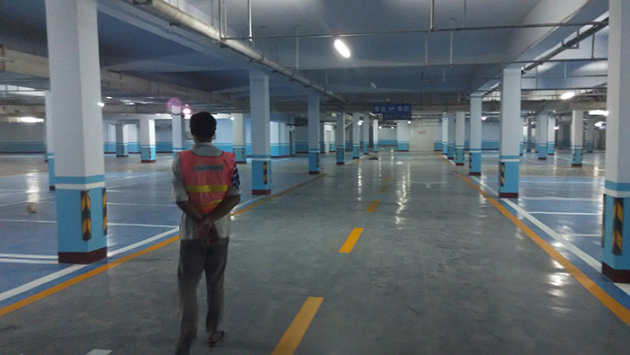 北京停车场划线